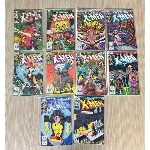 219 - UNCANNY X-MEN #160 - 169. 
10 Comics in total. Includes some minor keys. #161 features origin of Mag... 
