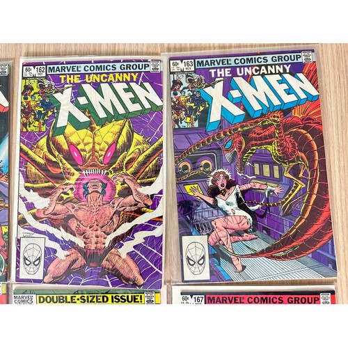 219 - UNCANNY X-MEN #160 - 169. 
10 Comics in total. Includes some minor keys. #161 features origin of Mag... 