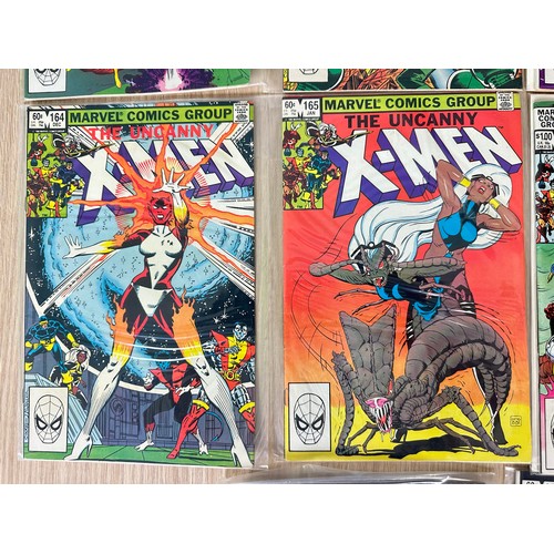 219 - UNCANNY X-MEN #160 - 169. 
10 Comics in total. Includes some minor keys. #161 features origin of Mag... 