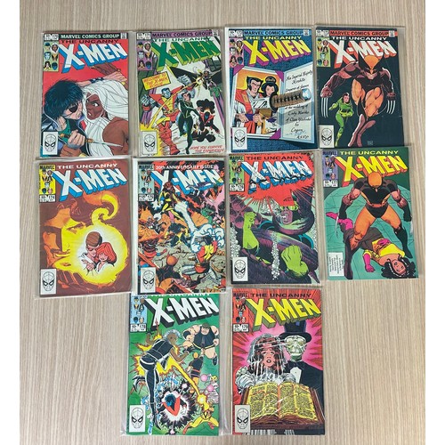 220 - UNCANNY X-MEN #170 - 179. 
10 Comics in total. Includes some minor keys. All  FN/VFN Condition. Marv... 