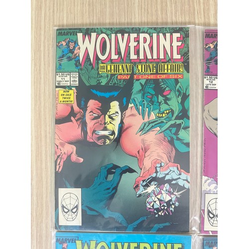 225 - WOLVERINE #11 - 16. Complete 'The Gehenna Stone Affair' Storyline. All VFN/NM Condition. Marvel Comi... 
