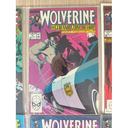 225 - WOLVERINE #11 - 16. Complete 'The Gehenna Stone Affair' Storyline. All VFN/NM Condition. Marvel Comi... 