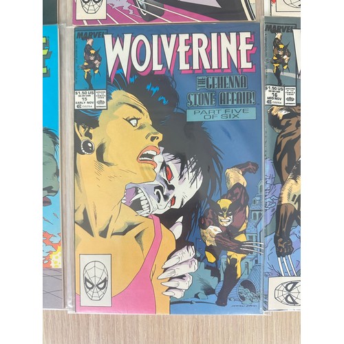 225 - WOLVERINE #11 - 16. Complete 'The Gehenna Stone Affair' Storyline. All VFN/NM Condition. Marvel Comi... 