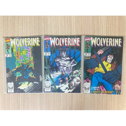 227 - WOLVERINE #24 - 26. #24 features Iconic Jim Lee  Cover Art. VFN/NM Condition. 3 Comics in total.