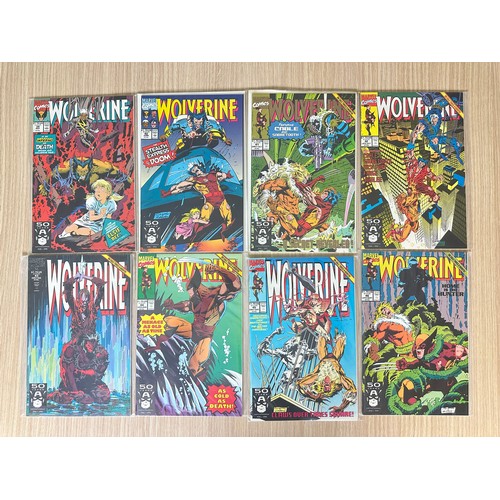 229 - WOLVERINE #31 - 50. Complete Numbered run of 20 Wolverine Comics. Marvel Comics from 1990 to 1992. I... 