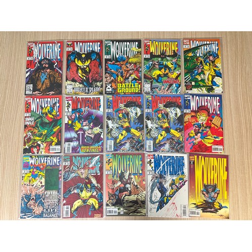 230 - WOLVERINE #51 - 87. Complete Numbered run of 37 Comics (2 x #73). Including some minor keys. Marvel ... 