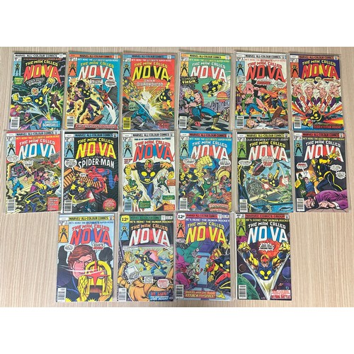 231 - NOVA COMIC BUNDLE INCLUDING #1. Featuring #1 - 4, 8-10, 12 - 14, 16, 20, 21, 23 - 25. Marvel Comics ... 