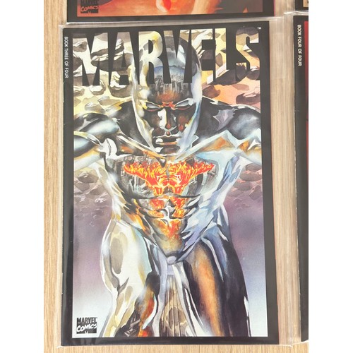 232 - MARVELS #1 - 4. Complete Four issue Limited series that retells Marvel stories from the perspective ... 