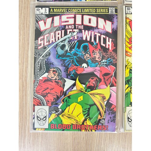 234 - VISION AND THE SCARLET WITCH #1 - 4. Complete 4 issue Limited series. First solo series featuring Vi... 