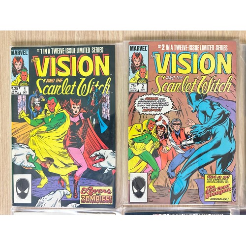 235 - THE VISION AND THE SCARLET WITCH Vol.2. #1 - 12. Complete 12 Issue Series. Marvel Comics 1985. All F... 