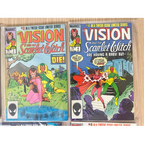 235 - THE VISION AND THE SCARLET WITCH Vol.2. #1 - 12. Complete 12 Issue Series. Marvel Comics 1985. All F... 