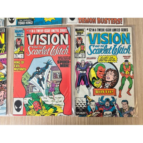 235 - THE VISION AND THE SCARLET WITCH Vol.2. #1 - 12. Complete 12 Issue Series. Marvel Comics 1985. All F... 