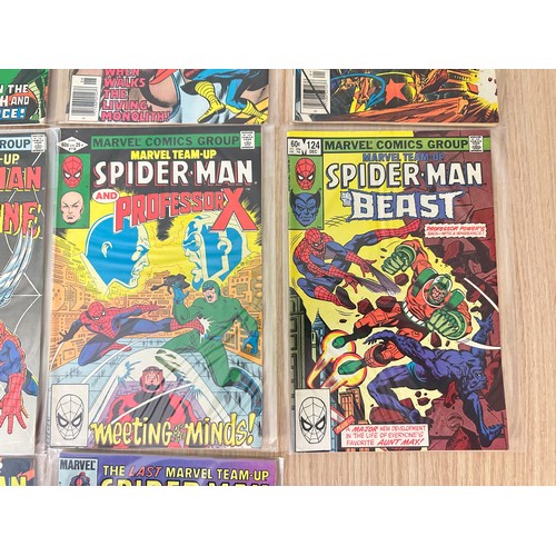 241 - MARVEL TEAM UP FEATURING SPIDER-MAN BUNDLE. Featuring #24, 53, 54, 69, 70, 89, 90, 100, 109, 117, 11... 