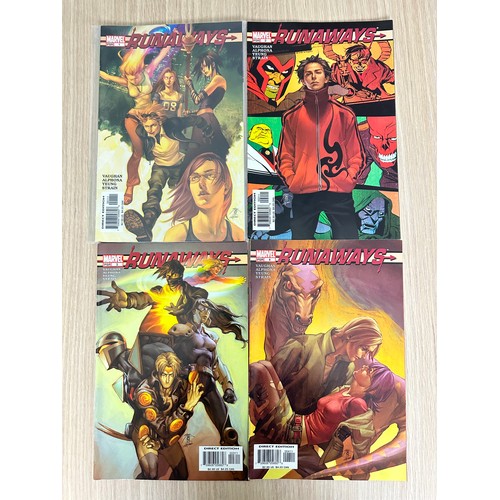 255 - RUNAWAYS VOL. 1. # 6 - 9 PLUS RUNAWAYS Vol. 2. 1 - 12, 16, 19, 20. Marvel Comics 2003 - 2006. VFN Co... 