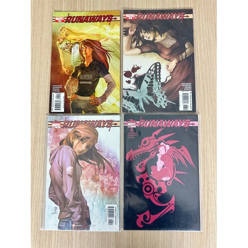 255 - RUNAWAYS VOL. 1. # 6 - 9 PLUS RUNAWAYS Vol. 2. 1 - 12, 16, 19, 20. Marvel Comics 2003 - 2006. VFN Co... 