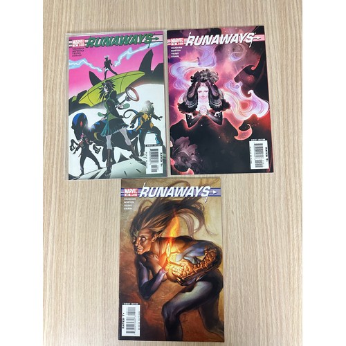 255 - RUNAWAYS VOL. 1. # 6 - 9 PLUS RUNAWAYS Vol. 2. 1 - 12, 16, 19, 20. Marvel Comics 2003 - 2006. VFN Co... 