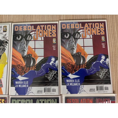 258 - DESOLATION JONES #1 - 8 plus Duplicates. Wildstorm  Comics 2005. Complete Series Run. 11 Comics in t... 