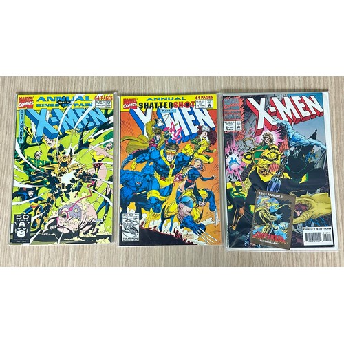264 - X-MEN ANNUALS x 3 - Featuring Vol.1. #15, Vol 2. #1 & 2. Marvel Comics 1991 - 1993. FN Condition.