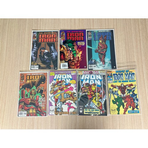 265 - IRON MAN BUNDLE - 7 Comics  featuring Iron Man Annuals #11 & 12, Iron Man Vol  2. #5 - 7, What if ..... 