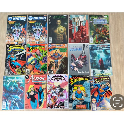 267 - DC Comics Bundle - 53 Comics. Various Decades. Featuring Batman, Superman, Harley Quinn, Futures End... 