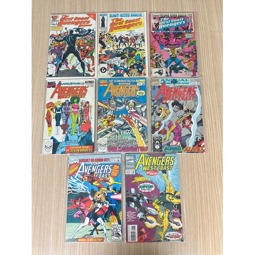 283 - WEST COAST AVENGERS ANNUAL #1 - 8. Complete set of every West Coast Avengers Annual. from 1986 - 199... 