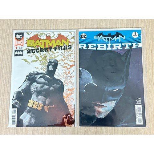 289 - BATMAN: SECRET FILES #1 (2021) + BATMAN REBIRTH #1 (2016). Both NM Condition. DC Comics