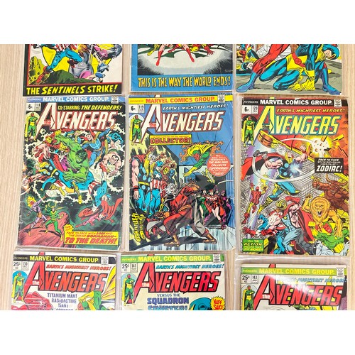 304 - AVENGERS SILVER/BRONZE AGE COMICS BUNDLE from 1972 onwards. featuring #103, 104, 110, 118, 119, 120,... 
