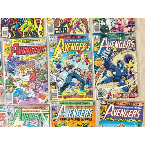 305 - AVENGERS BRONZE AGE COMIC BUNDLE. 24 Comics from 1977 Onwards. Featuring #164, 166, 169, 175 - 180, ... 