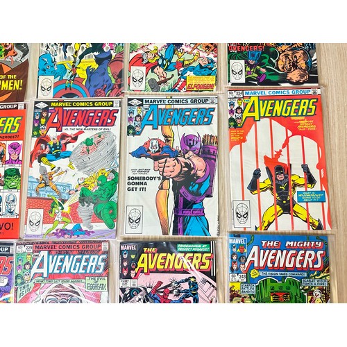 306 - AVENGERS BRONZE AGE COMIC BUNDLE. 24 Comics from 1980 Onwards. Featuring #200 - 202, 204, 206 - 212,... 