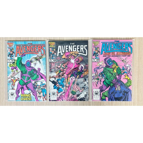 308 - AVENGERS #267 - 269. Kang related issues, featuring 1st team App of the Council of Kangs, Battle of ... 