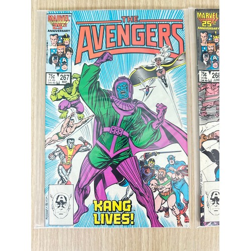308 - AVENGERS #267 - 269. Kang related issues, featuring 1st team App of the Council of Kangs, Battle of ... 