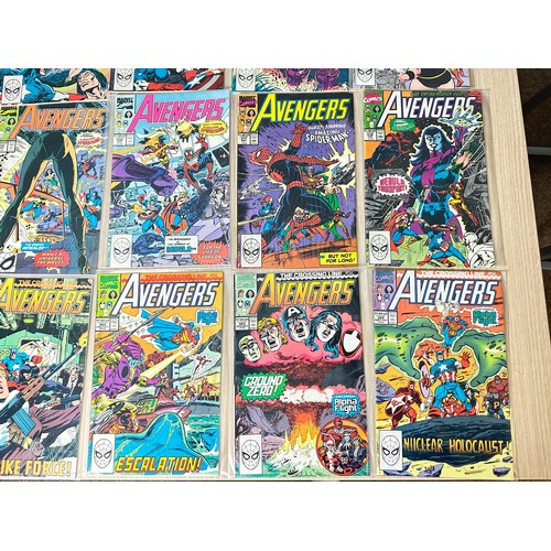 310 - AVENGERS - Complete run of Comics from #301 - #324. from 1989 to 1990. 24 Comics in total. Marvel Co... 