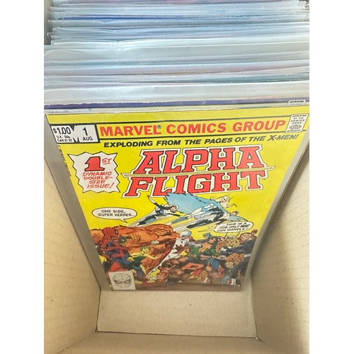 200 - COMPLETE ALPHA FLIGHT COMIC COLLECTION. Issues #1 - 130 plus Annuals and special.
A unique opportuni... 