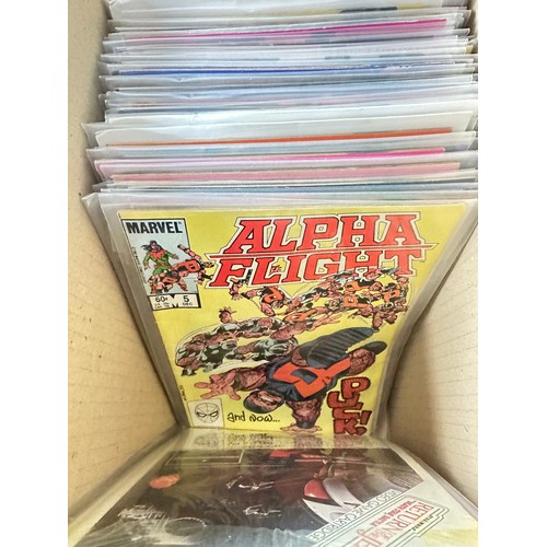 200 - COMPLETE ALPHA FLIGHT COMIC COLLECTION. Issues #1 - 130 plus Annuals and special.
A unique opportuni... 