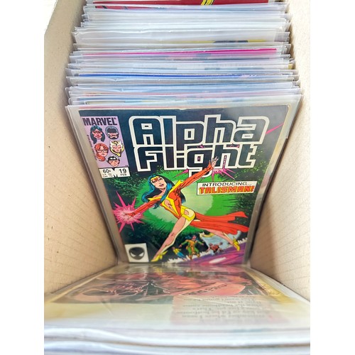 200 - COMPLETE ALPHA FLIGHT COMIC COLLECTION. Issues #1 - 130 plus Annuals and special.
A unique opportuni... 