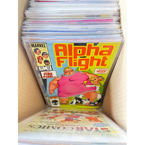 200 - COMPLETE ALPHA FLIGHT COMIC COLLECTION. Issues #1 - 130 plus Annuals and special.
A unique opportuni... 