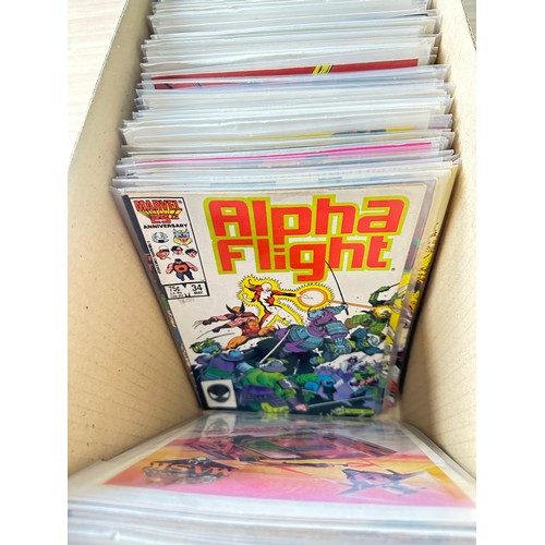 200 - COMPLETE ALPHA FLIGHT COMIC COLLECTION. Issues #1 - 130 plus Annuals and special.
A unique opportuni... 