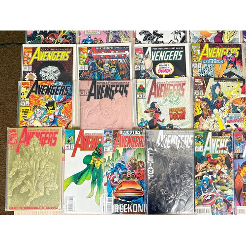 311 - LARGE AVENGERS COMIC BUNDLE - 45 Comics from 1990 Onwards. Featuring #326 - 328, 331, 334 - 338, 340... 