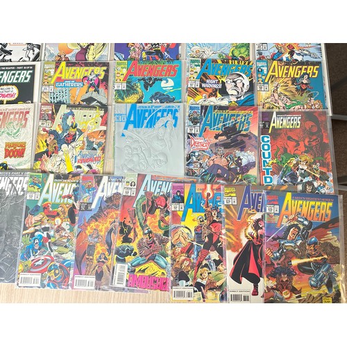 311 - LARGE AVENGERS COMIC BUNDLE - 45 Comics from 1990 Onwards. Featuring #326 - 328, 331, 334 - 338, 340... 