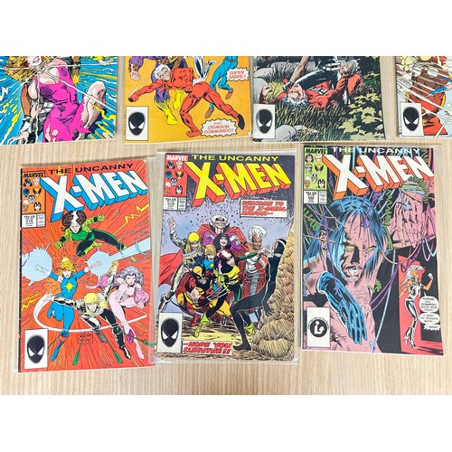 315 - UNCANNY X-MEN #210 - 220. Complete 11  comic numbered run. Marvel Comics 1986/7. Includes keys/minor... 