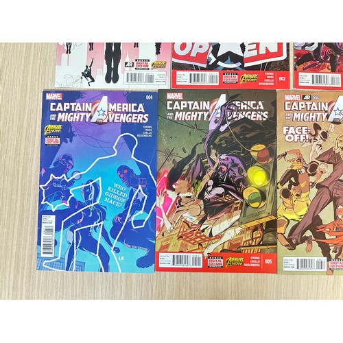 321 - CAPTAIN AMERICA AND THE MIGHTY AVENGERS #1 - 7. Marvel Comics 2014. VFN Condition