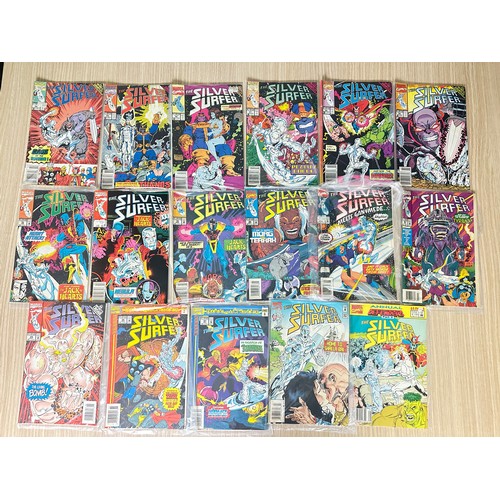 324 - SILVER SURFER JOB LOT OF COMICS - 17 Marvel Comics from 1991 onwards. Featuring: #54 - 59, 76 - 78, ... 