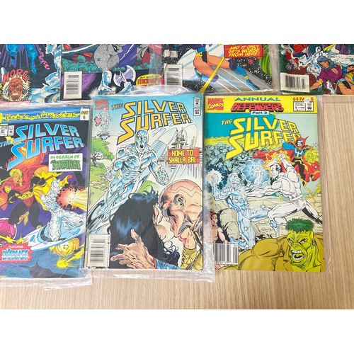 324 - SILVER SURFER JOB LOT OF COMICS - 17 Marvel Comics from 1991 onwards. Featuring: #54 - 59, 76 - 78, ... 