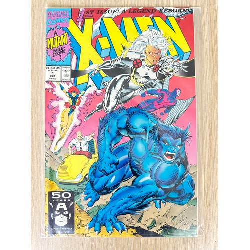 330 - X-MEN Vol.2. #1 + Variant Cover. 1st App of X-Men Gold & Blue Teams. Marvel comics 1991. VFN/NM Cond... 