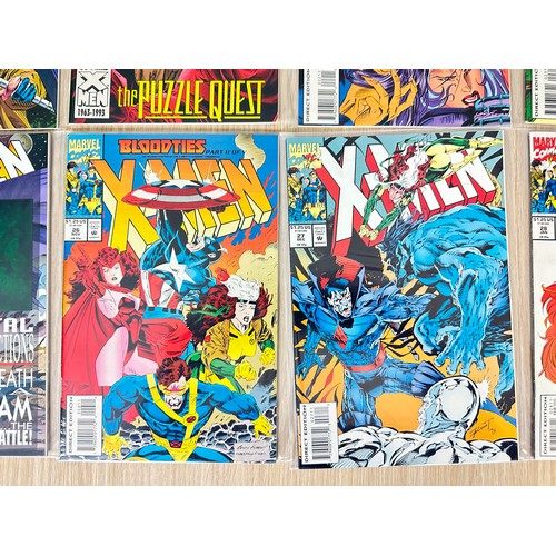 333 - X-MEN Vol.2. #20 - 29. Marvel Comics 1993 -1994. Includes #25  with Hologram. VFN/NM Condition