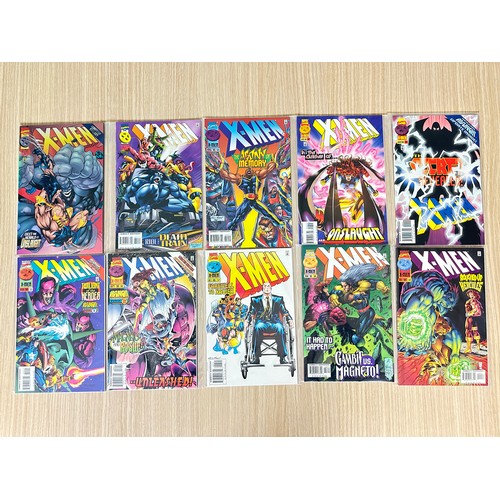 336 - X-MEN Vol.2. #50 - 59. Inc #53 1st full App of Onslaught. Marvel Comics 1996. VFN/NM Condition.