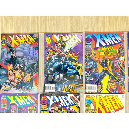 336 - X-MEN Vol.2. #50 - 59. Inc #53 1st full App of Onslaught. Marvel Comics 1996. VFN/NM Condition.