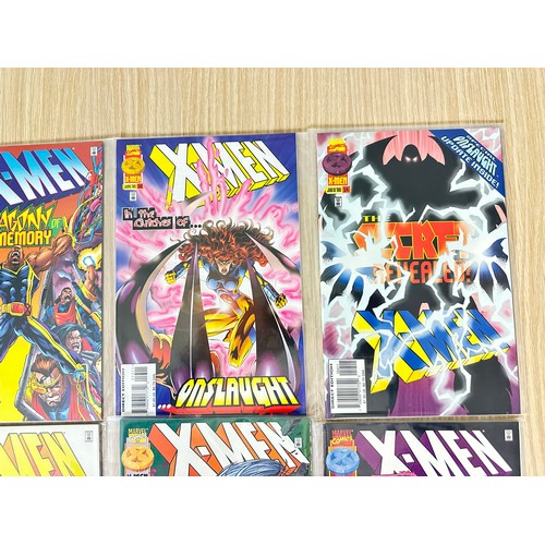 336 - X-MEN Vol.2. #50 - 59. Inc #53 1st full App of Onslaught. Marvel Comics 1996. VFN/NM Condition.