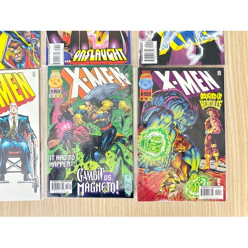 336 - X-MEN Vol.2. #50 - 59. Inc #53 1st full App of Onslaught. Marvel Comics 1996. VFN/NM Condition.