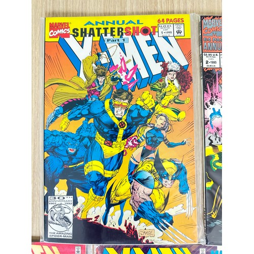 342 - X-MEN Vol.2. Complete Annual Collection #1-3, 95, 96, 97, 99, 2000 and 2001. 9 comics in total. Marv... 